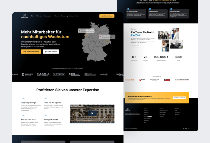 Webflow website for Johannes Bopp GmbH