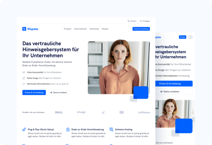 Redesign for the SaaS company Vispato
