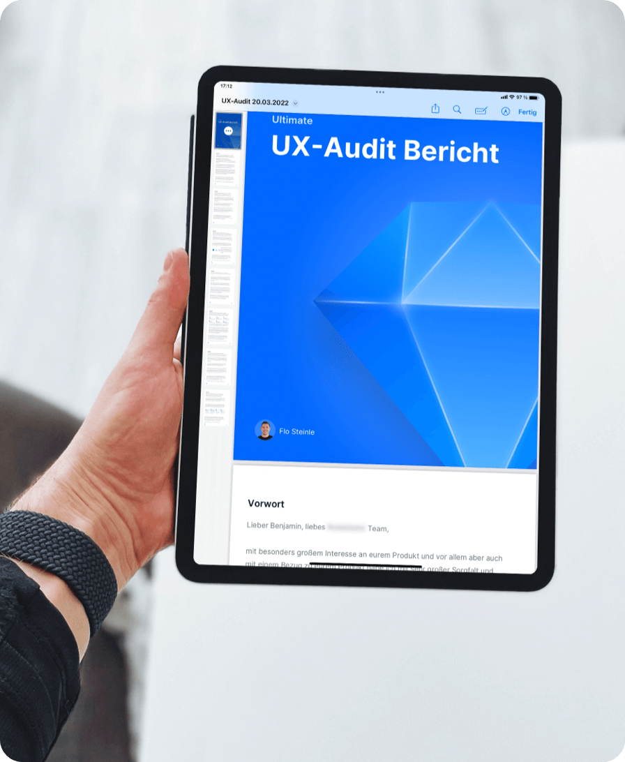 UX Audit Bericht